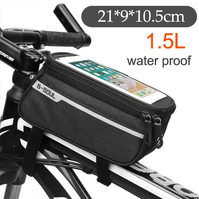 NEWBOLER New Waterproof Bike Bag MTB Road Cycling Accessories Top  Front Fe Bicy - $51.12