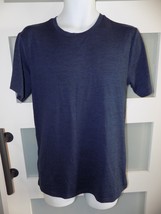 32 Degrees Cool Blue Heathered Crew Neck T-Shirt Size S Men&#39;s - £14.49 GBP