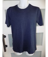 32 Degrees Cool Blue Heathered Crew Neck T-Shirt Size S Men&#39;s - $16.02