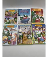 Veggie Tales Lot of 6 DVD Used Christian Bible Educational - £9.89 GBP