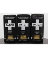 3 Pack! Nutricare Patch Activated Charcoal 3 Tubes of 25 Bamboo Bandages... - £14.70 GBP