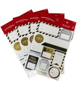 4 Pack (50 Count) OF CHRISTMAS Wondershop Peel &amp; Stick GIFT TAGS 200 TOT... - $9.89