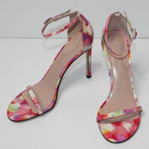Stuart Weitzman Nudistsong Patent Rose Sunflower Sandals Shoes size US 9.5 New - £120.26 GBP