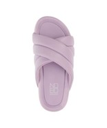 new NO BOUNDARIES Crossband SLIDE SANDALS sz 9 Lavender Purple comfy foo... - $17.72