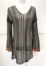 Soft Surroundings Open Knit Tunic Sweater Sz Medium Netting Beach Pullover NEW - £35.39 GBP