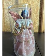 10 Light Flashing Angel Tree Topper W/Porcelain Head - $19.31