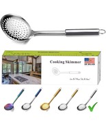Stainless Steel Strainer Cooking Skimmer Slotted Spoons For Cooking Kitc... - $10.99