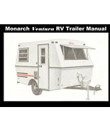 MONARCH VENTURA CAMPER TRAILER MANUALs 185pg w/ RV Appliance Service &amp; R... - €20,53 EUR