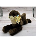 Wildlife Artists 12&quot; River Otter Realistic Plush Stuffed Animal 2004 Wil... - £14.69 GBP