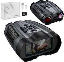 Night Vision Goggles, 4K Infrared Digital Binoculars,4000Mah Rechargeable Night- - £139.12 GBP