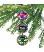 TROLLS WORLD TOUR 3D Bottle Cap Christmas Ornament | Gift for Kids - £7.02 GBP