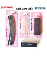 Nail File Buffer Sanding Block Shine Polish Nail Care SET - €8,58 EUR