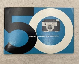 Kodak Signet 50 35mm Film Camera Original Instruction Owners Manual 1957 - $12.30