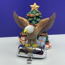 Harley Davidson Christmas stocking hanger eagle tree motorcycle engine figurine - £31.12 GBP