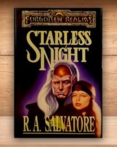 R A Salvatore - Forgotten Realms Starless Night -Hardcover DJ 1st Edition 1993 - £11.73 GBP