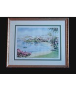 MANGROVE BAY SOMERSET Bermuda Signed Print By C. Holding Frame Measures ... - $70.00