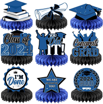 2024 Graduation Party Table Decorations Class of 2024 9 Pieces Congrats Graduati - $15.94