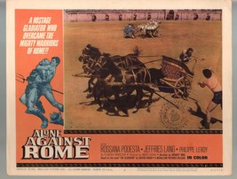 Alone Against Rome-Lang Jeffries- Philippe Leroy-11x14-Color-Lobby Card - £26.05 GBP
