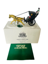 Department 56 Village Heritage Box Cottage Kings Road Cab Horse Carriage 5581-6 - £31.61 GBP