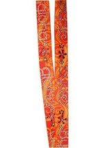 KC Hawaii Orange Cream Aloha Rhinestone Lanyard 21&quot; - $10.99