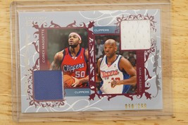 2006-07 Topps Luxury Box Courtside Relic /299 CDR-MC Corey Maggette Sam Cassell - £7.69 GBP