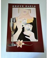 Vintage 1984 MONTE CARLO Poster 20x28 by BETTE LEVINE Litho USA - £22.16 GBP