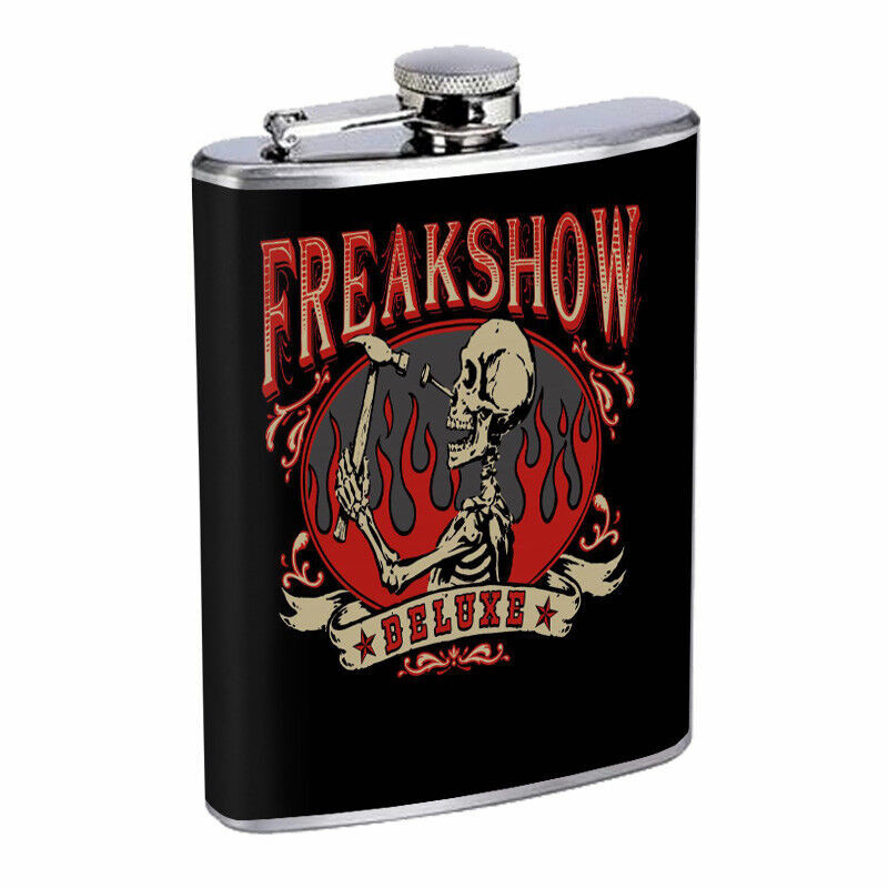 Vintage Freak Show Poster D18 Flask 8oz Stainless Steel Hip Drinking Whi... - $16.78 Vintage Freak Show Poster D18 Flask 8oz Stainless Steel Hip Drinking Whi... - $16.78