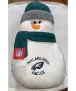Philadelphia Eagles Large Plush Snowman. Plush Is 15 Inches Long! - £42.59 GBP
