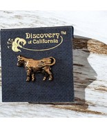 Vintage Ashley-Elliott Collection GoldTone Cow Discovery Of California L... - $275.78 MXN