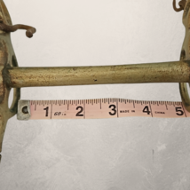 Vintage Horse Bit Short Shank Liverpool Brass Bit Trademark (W) & Royal 5... image 8
