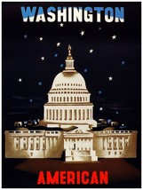 Decoration Poster.Interior design.Room art.Washington Capitol.7046 - £12.76 GBP+