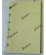 Filofax Stick-on Notes Planner Refill 4 or 6 Ring 3 1/4 x 4 3/4 Yellow - $8.20 CAD