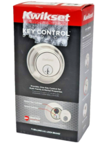 Kwikset 98160-002 816 Key Control Door Lock Deadbolt - Satin Nickel - £17.01 GBP