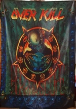 OVERKILL Horrorscope FLAG CLOTH POSTER BANNER CD Thrash Metal - $20.00