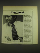 1974 Paul Stuart Classic Oxford Cloth Shirt Advertisement - $18.49