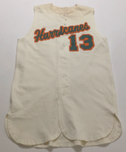 MIAMI HURRICANES #13 Vintage NCAA Baseball Vest Sleeveless Southland Jer... - $347.50