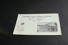 Chagrin Falls, Ohio- Summer Theatre PROGRAM, 1955 Season. RARE! - £13.04 GBP