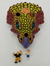 VTG 90s Mighty Max Blows Up Dino Lab Doom Zone 1993 Bluebird Toys With Figures - £25.35 GBP