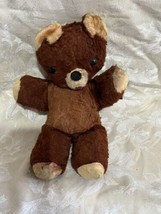 Vintage Antique plush stuffed Teddy Bear Brown Felt Tongue Knickerbocker? - £15.73 GBP