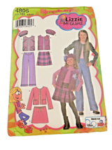 Sewing Pattern Simplicity 4895 Lizzie McGuire Size HH 3,4,5,6 Jacket Pants Skirt - £7.37 GBP