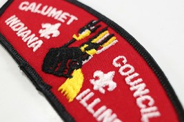 Vintage Calumet Council Indiana Illinois Twill Boy Scout Shoulder CSP Patch - $11.69
