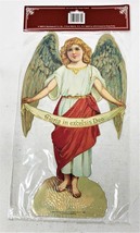 Shackman 13&quot; Gloria in excelsis Deo Die Cut Angel Glory in the highest to God - £19.14 GBP