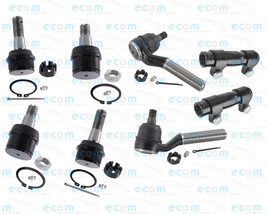 4x4 Ford F-250 XLT 5.8L Pickup Upper lower Ball Joints Tie Rods Ends Sleeves New - £93.00 GBP