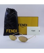 Fendi FE4075US 30L Gold/Yellow Mirror 54-15-135 Sunglasses New Authentic - $7,310.51 MXN