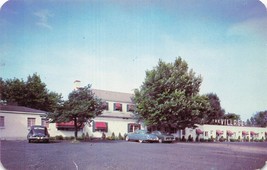 Erie Pennsylvania Pa~The Village Motel -WEST Sixth STREET-1940s Autos Postcard - £4.63 GBP