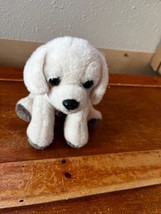 Wild Republic Small Cream &amp; Gray Cute Plush Labrador Puppy Dog Stuffed A... - £7.43 GBP