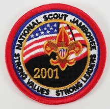 Vintage 2001 Red Nat&#39;l Scout Jamboree Strong Values Leaders Boy Scouts B... - $11.69