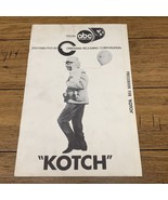 “Kotch” Vintage 1971 Pressbook Movie Poster Original Rare ABC Pictures C... - $1,030.65 MXN
