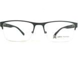 Adin Thomas Eyeglasses Frames AT-510 C3 Gunmetal Grey Square Half Rim 57... - $60.44