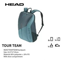 2023 NewHEAD Tour Team Series Tennis Backpack 3 Racquet 6 Pa 9 Pieces Multi-func - £166.77 GBP